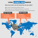 RETEVIS 2 pcs Mini Walkie Talkie PMR 446 Portable Two-way Radio ht PTT Walkie-talkies RT622 Portable Radio for Hunting Cafe RT22