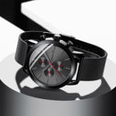 Men's Watch CRRJU Luxury Business Men Stainless Steel WristWatch Men's Military waterproof Date Quartz watches relogio masculino