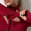 Conjuntos de 2 piezas para mujer, conjuntos de Yoga, ropa de gimnasio sin costuras, abrigo deportivo, mallas de cintura alta, traje deportivo para niña, ropa deportiva