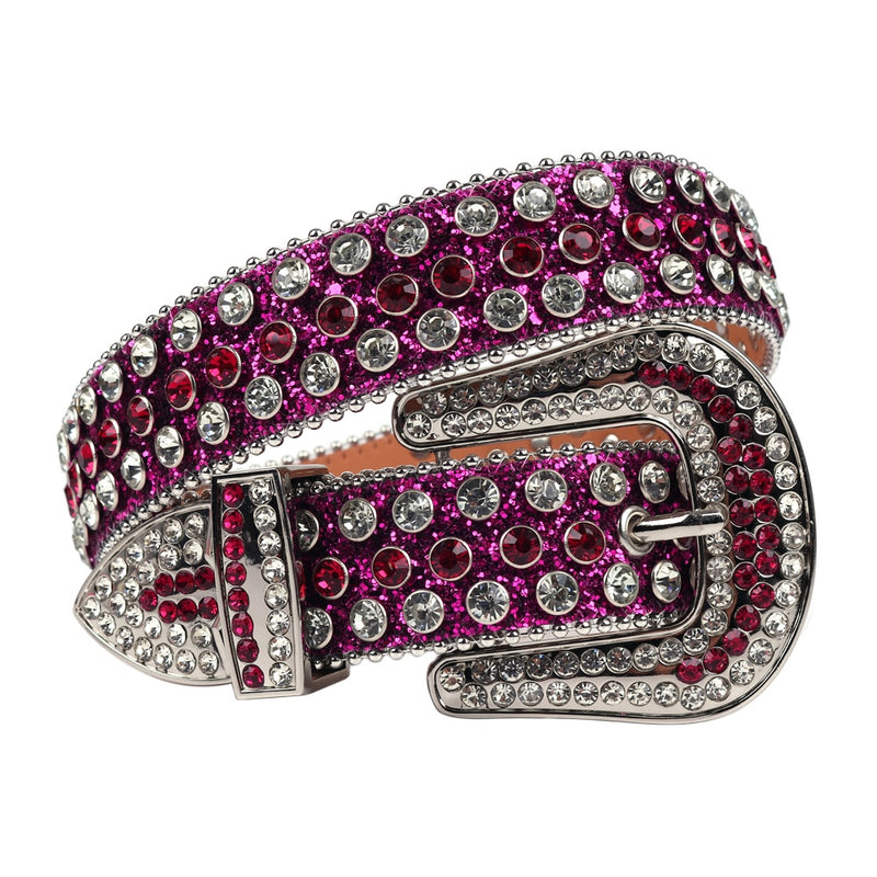 Bling Bling Western Strass Gürtel Luxus Strap Crystal Belt Cowgirl Cowboy Nietengürtel für Frauen Männer Cinturones Para Mujer