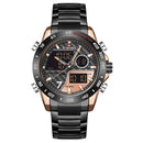 NAVIFORCE New Men Watch Top Luxury Brand Mens Waterproof Sport Watches Quartz Analog Digital Wristwatch Clock Relogio Masculino