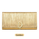 ¡Nuevo diseño 2022! Billeteras para mujer, monedero largo a la moda para teléfono, tarjetero de cuero auténtico de lujo para mujer, Cartera a rayas, Cartera de mujer