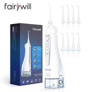 Irrigador Oral portátil Fairywill, USB, 300ml, recargable, irrigador Dental, limpiador de dientes, 3 modos para adultos