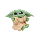 5pcs Star Wars Baby Yoda Collection Action Figure Hoy Toys New Year Gift for Children