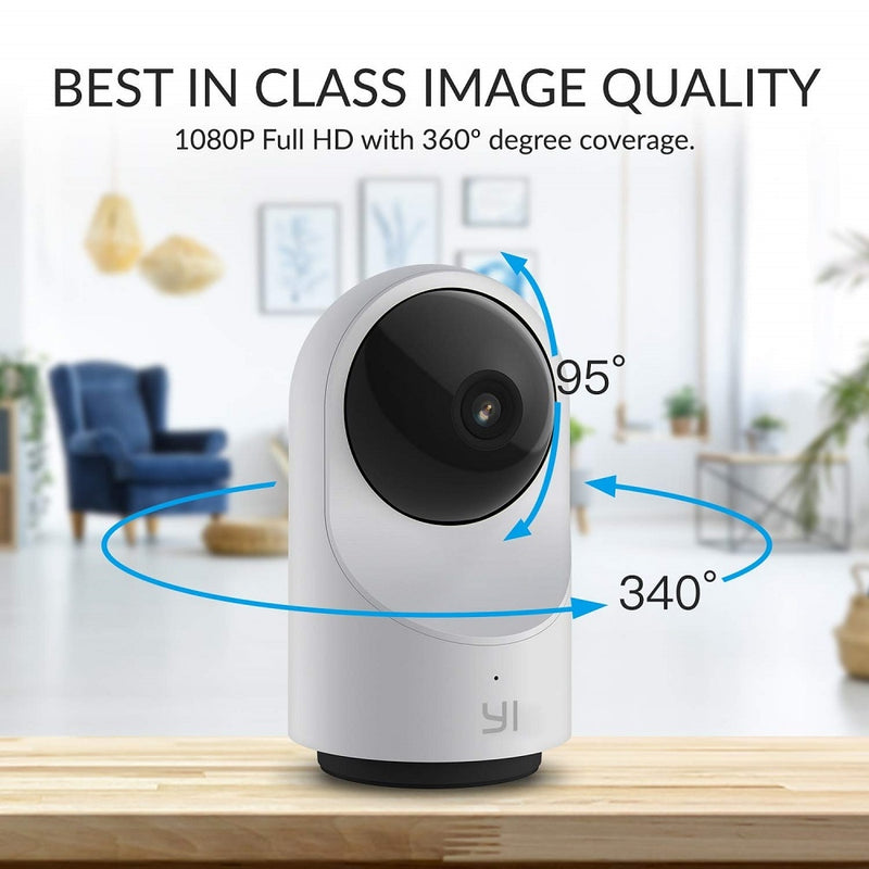 YI Dome Camera X 1080P HD IP Cameras Security Indoor Camera with Wi-Fi, Time Lapse Human & Pet AI, Voice Assistant Compatibility