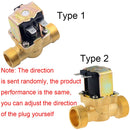 3/4”1/2” DC 24V AC 220V DC12V Electric Solenoid Magnetic Valve Normally Closed Brass For Water Control