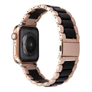 Resin Stainless Steel Strap Watchband for apple watch 5 band 44mm iwatch 42mm Series 5 4 3 2 Wrist Accessories loop 40m bracelet