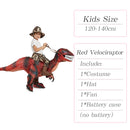 Velociraptor T REX mascota disfraz inflable para niños Anime disfraces de Halloween dinosaurio regalo de cumpleaños para fiesta Cosplay soplar