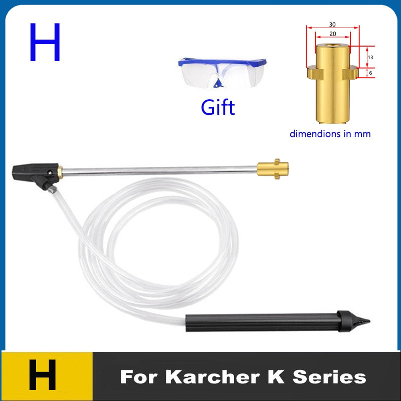 Para Karcher K5/Lavor/Huter/Nilfisk/Parkside pistola de chorro de arena/boquilla de chorro de arena para máquina para chorro de arena profesional de alta presión