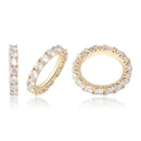 TOPGRILLZ 2020 New Round Zircon Rings Gold Color High Quality Copper Iced Out Rings Hip Hop Fashion Personality Jewelry Gift