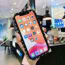 Case For Samsung Galaxy Note 10 Plus Cover Diamond Bracket Square Back Cover For Samsung Note 9 8 A70 A50 A7 2018 Phone Case