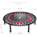 Trampolín de fitness de 40 ", Mini silencioso con longitud de mango ajustable, adultos, niños, interior, gimnasio, Bungee, reboteador, entrenador de salto, entrenamiento