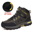 Brand Winter Men's Boots Plush Warm Men's Snow Boots Waterproof Men's Ankle Boots Breathable Handmade Outdoor Men Hiking Boots