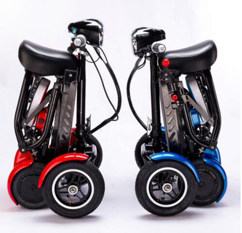 Wholesale Enhance perfect travel transformer 4 wheel folding mobility scooter new mini adult portable foldable electric scooter