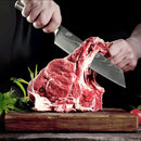 Cuchillos de cocina japoneses de acero inoxidable, patrón de Damasco láser, Chef Santoku Cleaver, utilidad para rebanar, cuchillos para deshuesar Gyuto