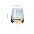 Transparent Japanese Whiskey Glass Cup Crystal Wine Cocktail Brandy Glass Home Kitchen Drinking Glasses 260ml Creative Gifts