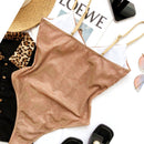 Large Size Bikini LOVE Letter Women Swimwear Bandage Female Swimsuit Sport One-pieces Bikini Set Thong Bather Bathing Suit Swim