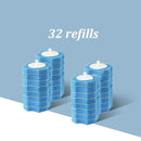 Toilet Cleaning Brush Set Replaceable Brush Head Bathroom Toilet Bowl Cleaner Tool Deep Cleaning Wand  Long Handle Soft Tool