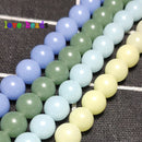 6/8/10mm Natural Stone Luminous Glowing In The Dark Round Beads for Jewelry Making DIY Bracelet Accessories 15inch Mineral Beads