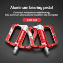 ROCKBROS MTB ciclismo ultraligero Pedal bicicleta sellado DU rodamiento pedales aleación de aluminio CRMO antideslizante Cleat Bike parte pedales