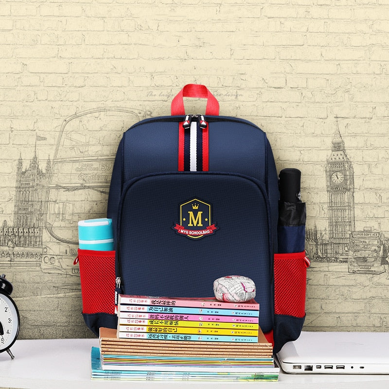 Schüler Studenten Kinder England Stil Rucksack Schultaschen für Jungen Bagpack Mochila Escolar Hombre Wasserdichte Rucksäcke Kindertasche