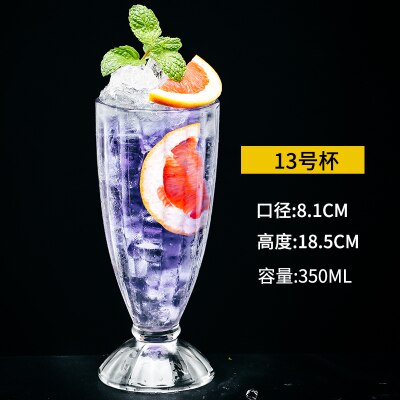 Creative Coctail Cocktail Glass Cup Juice Glass barware Cup Summer Sand Ice Cream cup Drinkware Beer Milk-shake Fruit Tea glass