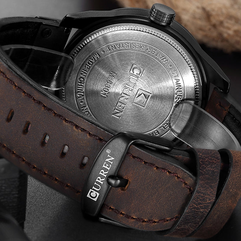 CURREN, moda novedosa, relojes creativos, reloj de pulsera deportivo de cuarzo militar informal, fecha de visualización, reloj Masculino, reloj Hodinky Masculino