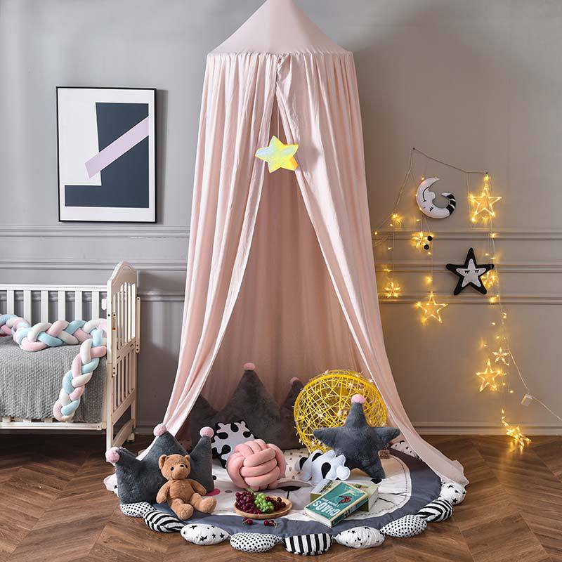 Baby Canopy Mosquito Children Room Decoration Crib Netting Baby Tent Viscose fiber Baby Mosquito Net Photography Props