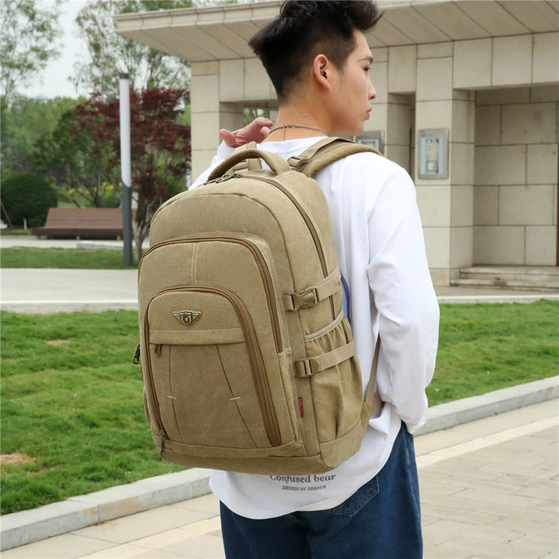 Laptop Canvas Backpack Men&