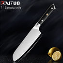 Juego de cuchillos de cocina XITUO, cuchillo de Chef de acero súper alemán, cuchillo de utilidad Santoku japonés, cuchillo de carnicero para cortar y pelar, nueva herramienta de cocina