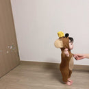 MILANCEL Autumnn Babykleidung Maus Neugeborene Decke Schlafanzug Niedlicher Kleinkind Pyjama Mode Mit Kapuze Säuglingsspielanzug