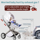 Baby Stroller 3 in 1,Hot Mom travel system High Land-scape stroller with bassinet  Folding Carriage for Newborns baby,F22