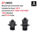 DT SWISS FreeHub dt240 350 1700 Caps MTB Bicycle Hubs Converters Mountain Bike End  Adapter QR Or THRU  Adaptor HG/XD/MS BOOST