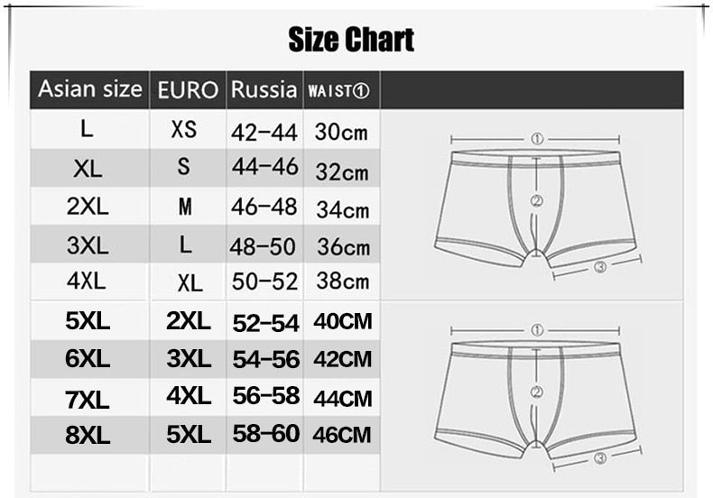 8XL Plus Banboo Fibre Männer Unterwäsche Männlicher Boxer Solide Höschen Shorts Herren Unterhose Atmungsaktive Intime Mann Boxer 4St