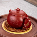 Yixing Teapot Tea Pot filter Xishi Pot Beauties Handmade Purple Clay Teaware customized Gifts  Drinkware Set Drink Puer