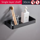 Black Bath Shelves Bathroom Shelf Organizer Nail-free Shampoo Holder Shelves  Storage Shelf Rack Bathroom Basket Holder EL1018