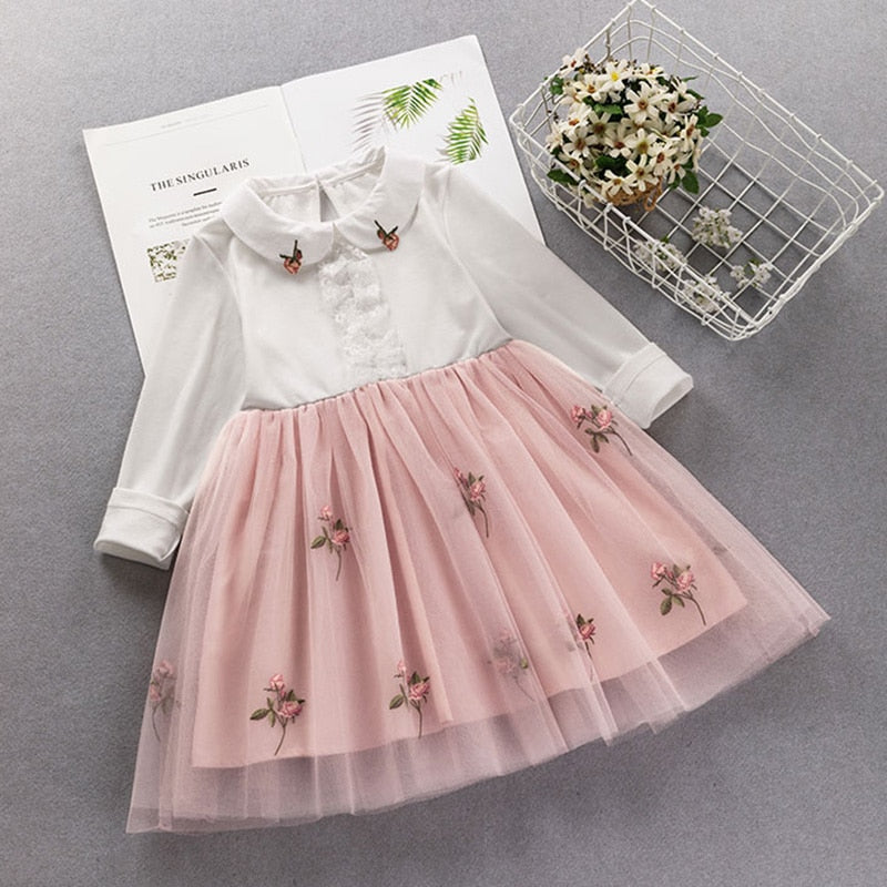 Conjunto de ropa elegante para niñas nuevo 2022 primavera otoño niños princesa abrigo + vestido 2 uds traje para niñas fiesta niños ropa 3 5 8 9 años