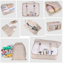 8Pcs/set Travel Clothes Classification Storage Bag For Packing Cube Shoe Underwear Toiletries Organizer Pouch Travel Accessories