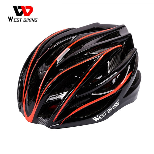 WEST BIKING Ultraleichter integral geformter Fahrradhelm Mountain MTB Männer Frauen Fahrradhelm Fahrradschutz Fahrradausrüstung