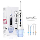 Irrigador Oral AZDENT HF-5/6, hilo Dental portátil de agua, hilo Dental recargable por USB, hilo dental con chorro de agua, depósito de agua con 5 puntas de chorro