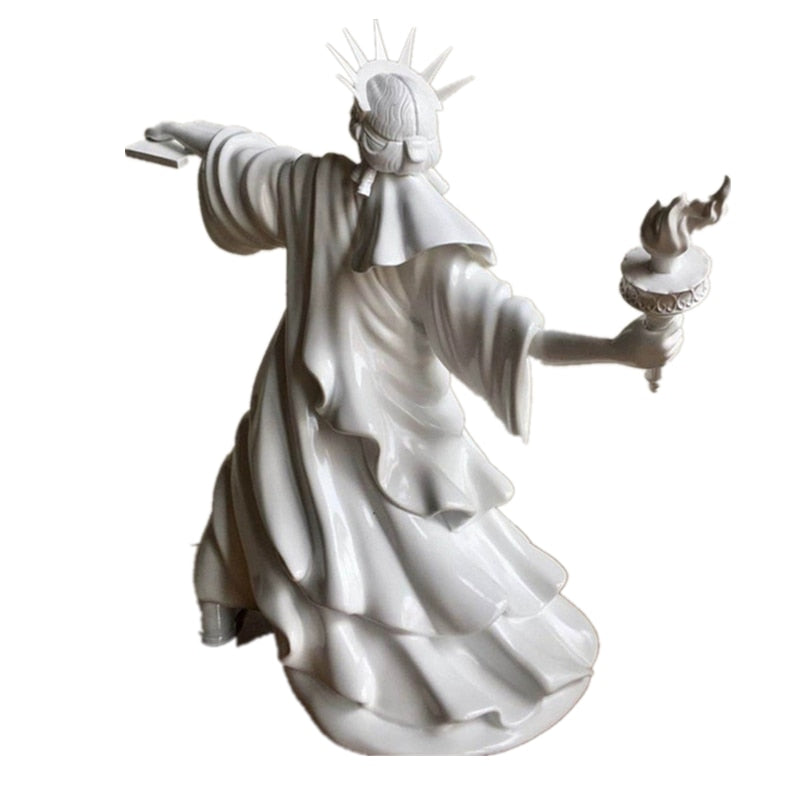 Modern Art Freiheitsstatue Überwurffackel Riot of Liberty Fine Art London Art Fair Kunstharzskulptur Heimdekoration Bestes Geschenk