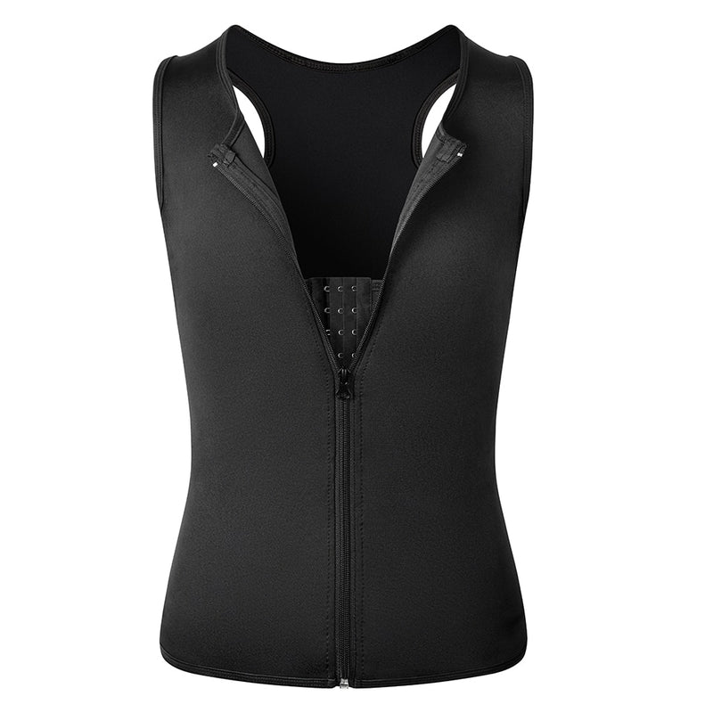 Men Waist Trainer Tank Tops Shapewear Slimming Body Shaper Compression Shirt Underwear for Weight Loss Workout Sauna Sweat Vest