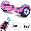Hoverboard 6.5 Inch Bluetooth Speaker Self Balancing Electric Scooters LED Lights Smart Two Wheels Hover Board Key For Kids Gift