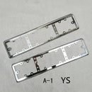 For EU Car License Plate Frame metal Car License Plate Frame Number plate Holder 2pcs