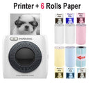 PAPERANG P2 Mini impresora de fotos portátil Bluetooth bolsillo HD impresora de etiquetas térmicas para teléfono móvil teléfono Android iOS