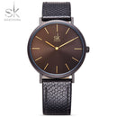 Shengke Brand New Fashion Simple Style Top Famous Luxury Brand Quartz Watch Women Leather Watches Reloj Mujer Zegarek Damski