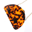 Semicircle Acrylic Wallet Women Evening Clutches Design Bag Shell Handbags Colorful Party Wedding Purses Free Shipping Wholesale