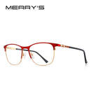 MERRYS DESIGN Retro Cat Eye Women Glasses Frame Ladies Fashion Trending Eyewear Myopia Prescription Optical Eyeglasses S2113