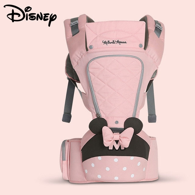 Portabebés de Disney, cojín para bebé, canguro sentado en la parte delantera, eslinga para bebé, portabebés multifunción de viaje