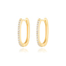 CANNER 100% Plata de Ley 925 lujo CZ cristal círculo redondo aro pendientes para mujer Piercing pendientes plata 925 joyería